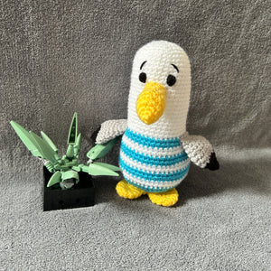 Steven Seagull Crochet Soft Toy