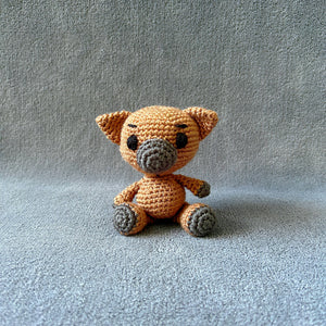 William the Wombat: crochet wombat cuddly toy!