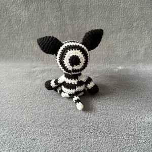 Zebedee the Zebra CE Tested Crochet Soft Toy