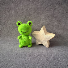 Finn the Frog - Handmade Crochet Frog Plush Toy