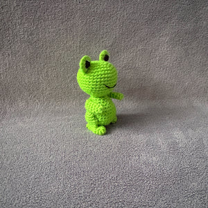 Finn the Frog - Handmade Crochet Frog Plush Toy