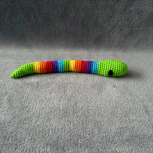 Silas the Snake – Handmade Rainbow Crochet Toy | CE Tested & Customisable