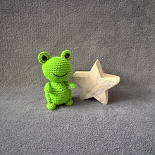 Finn the Frog - Handmade Crochet Frog Plush Toy