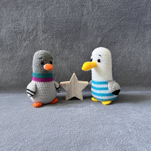 Steven Seagull Crochet Soft Toy