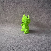 Finn the Frog - Handmade Crochet Frog Plush Toy