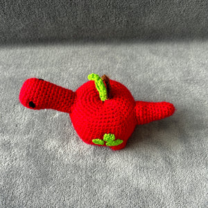 Apple the Appletosaurus Crochet Toy