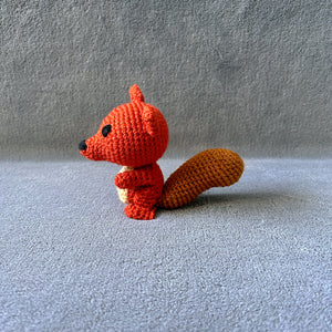 Scottie the Squirrel Crochet Soft Toy